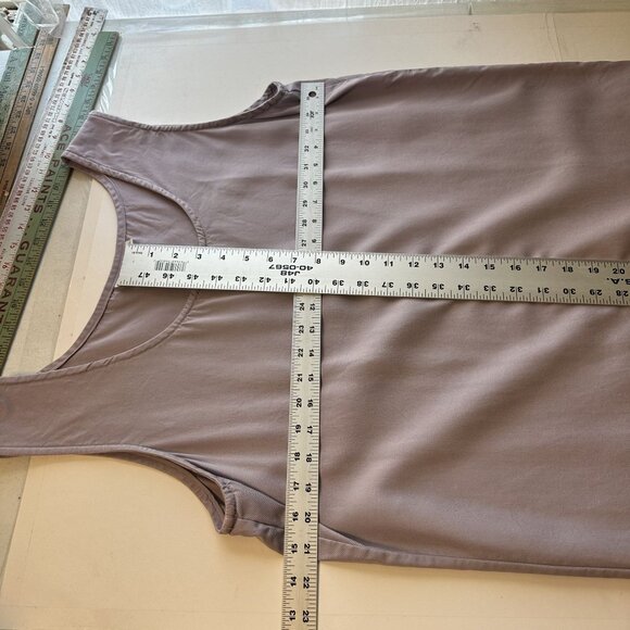 Bryn Walker Lavender Sleeveless Maxi Dress 100% Tencel USA Womens Medium Shift - Picture 4 of 9